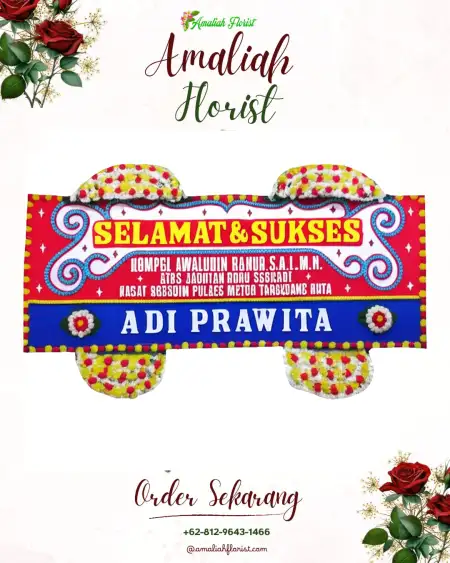 Papan Bunga Ucapan Selamat Tanjung Raden